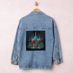 Vin amusant O'clock broderie look
