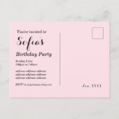 vin, anniversaire adulte, mariage, invitation à la (Dos)