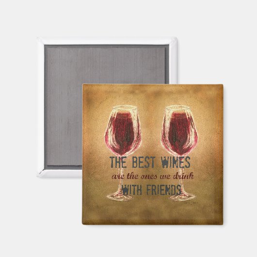 Vin avec Amis Magnet (Recto/Verso)