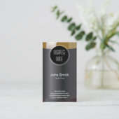 Vin Bouteille Étiquette Carte de visite à vin (Debout devant)