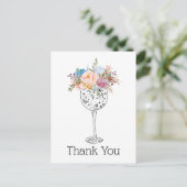 vin, carte de remerciements (Debout devant)