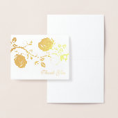 Vin carte de remerciements-Rose (Affichage)