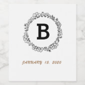 Vin/champ/eau/bière/liqour Étiquette (4 po x 3,5 p (Étiquettes simples)