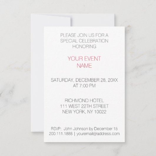 Vin Cocktail Invitation Vip (Dos)