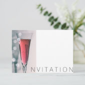 Vin Cocktail Invitation Vip Minimalisme (Debout devant)
