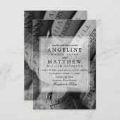 Vin Cork Faire-part de mariage (Devant / Derrière)