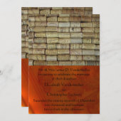 Vin Cork Faire-part de mariage (Devant / Derrière)
