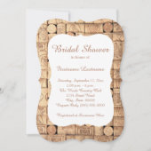 Vin Corks Bridal Douche Invitations (Devant)