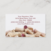 Vin Corks Carte de visite (Dos)