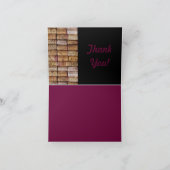 Vin Corks Cartes de remerciements (Intérieur)