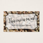 Vin Corks Photo, Mariage & Evénement Boire Billets (Devant)