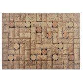 Vin Corks Planche à découper en verre (Devant)