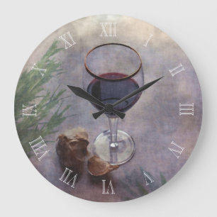 Vin d'ail et horloge d'herbes