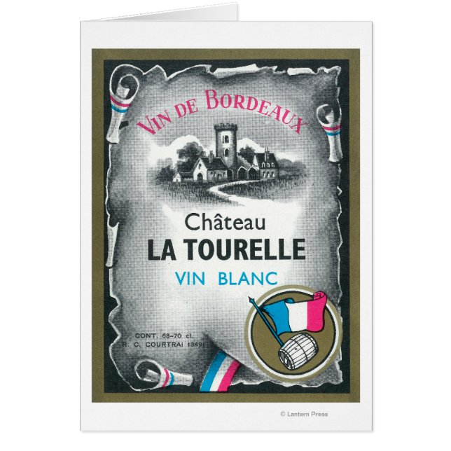 Vin De Bordeaux Wine LabelEurope (Voorkant)