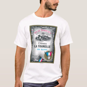 Vin De Bordeaux Wine LabelEurope T-shirt
