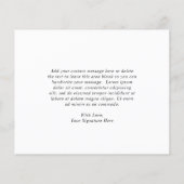 Vin de Bourgogne Floral Budget Mariage Carte de re (Dos)