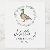 Vin de canard étiquette, étiquette alimentaire de  (Étiquettes simples)