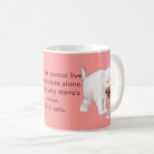 Vin de chocolat et tasse de réalités de la vie de (Devant droit)