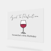 Vin de la perfection 40e anniversaire (Angle)