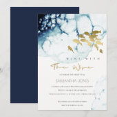 VIN DE POISSON DE LA MARINE D'OR AVEC INVITATION F (Devant / Derrière)