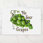 Vin de raisins / Étiquette de boisson (Étiquettes simples)