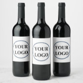 Vin de vacances Étiquette de vin étincelant LOGO N (Bouteilles)
