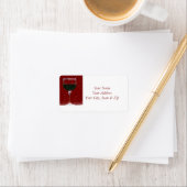 Vin de vacances Retourner l'adresse Étiquettes (En situation)