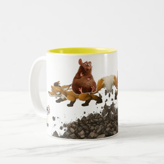 Vin d'écureuil Fox Mug (Devant gauche)