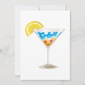 Vin d'été Verre Boire Rafraîchissement Invitations (Devant)