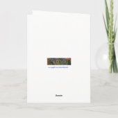 Vin drôle 70e carte d'anniversaire (Dos)