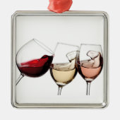 **VIN ET PLUS DE VIN** ORNEMENT DE NOËL (Devant)