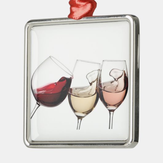 **VIN ET PLUS DE VIN** ORNEMENT DE NOËL (Gauche)