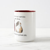 Vin et tasse de ton du cobaye deux (Centre)