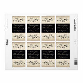 Vin feuilleté Design Vin Étiquette (Feuille entière)