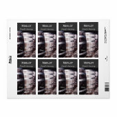 Vin fûts de chêne vin bouteille étiquette (Feuille entière)