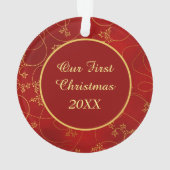 Vin Gold Leaf Modèle photo Premier Noël (dos)