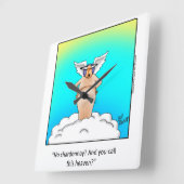 Vin Humour "Spectickles" Mur Horloge Cadeau (Angle)