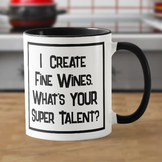 Vin Maker Super Talent. Mug à café à deux tons