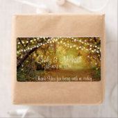 Vin mariage / Eau Étiquettes (En situation)