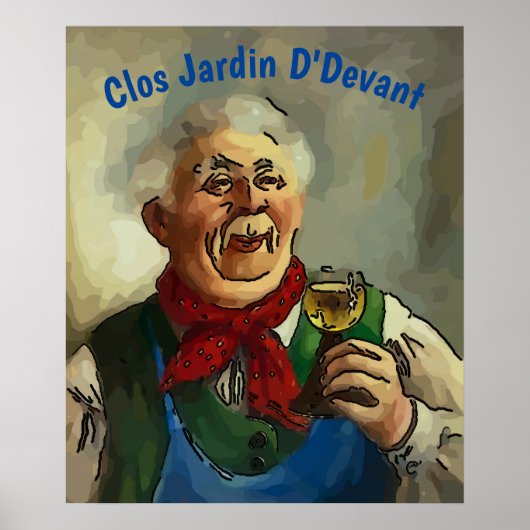 Vin, modifier le texte, Poster (Devant)