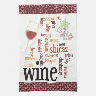 Vin Mot Cloud Design Cuisine Serviette