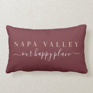 Vin Napa Valley Happy Place Lumbar Coussin