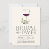 Vin ou dégustation de vin Invitation à la douche n (Devant)