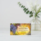 Vin ou vignoble QR Code Carte de visite (Debout devant)