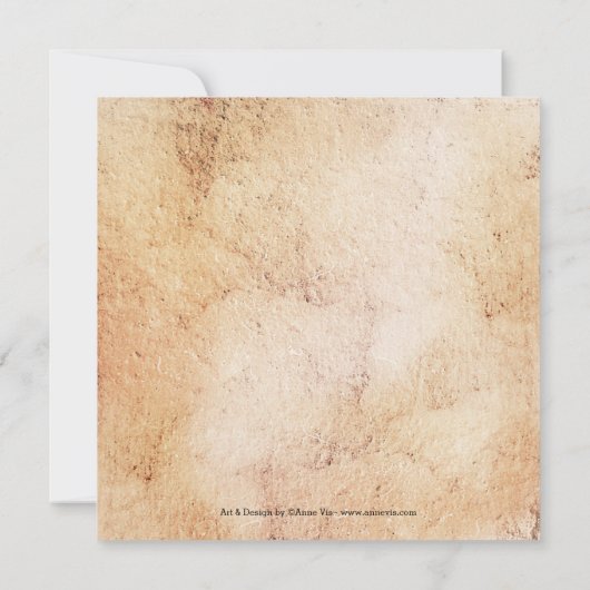 Vin ou vignoble rustique Faire-part de mariage à t (Dos)