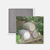 Vin Pays Barils de vin Aimant (Recto/Verso)