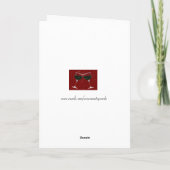 Vin Pays Bonne carte de fête des mères (Dos)