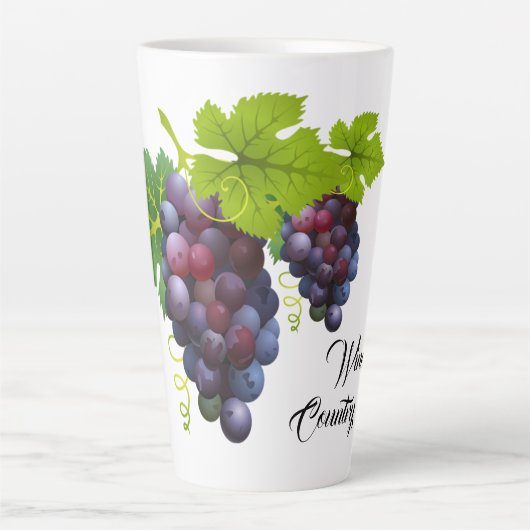 Vin Pays Latte Mug (Devant)