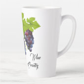 Vin Pays Latte Mug (Droite)