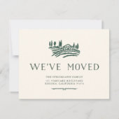 Vin Pays Moving Faire-part (Devant)